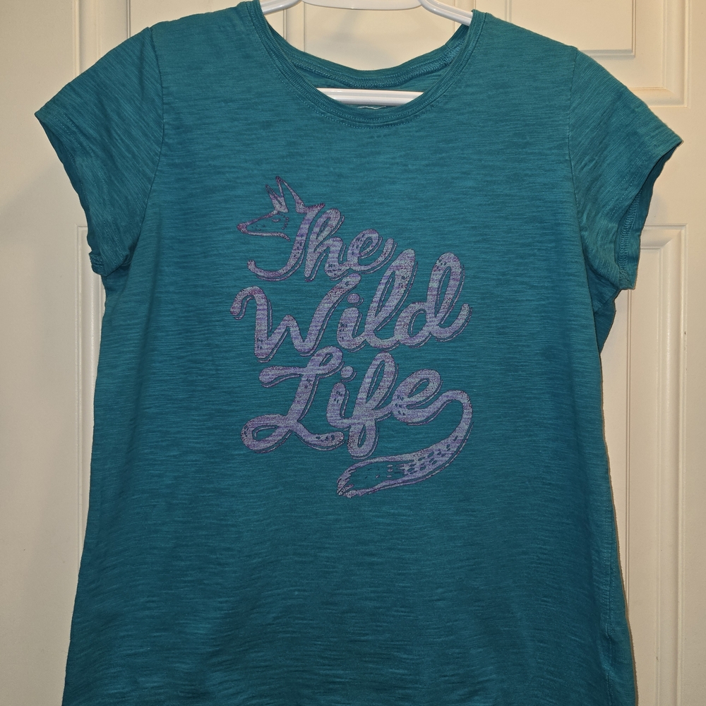 L.L. Bean Teal 'The Wild Life' Kids Tee